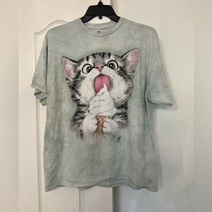 The Mountain Cat and Ice Cream Shirt